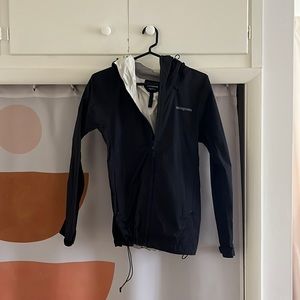 Black Patagonia Raincoat, Sz Small